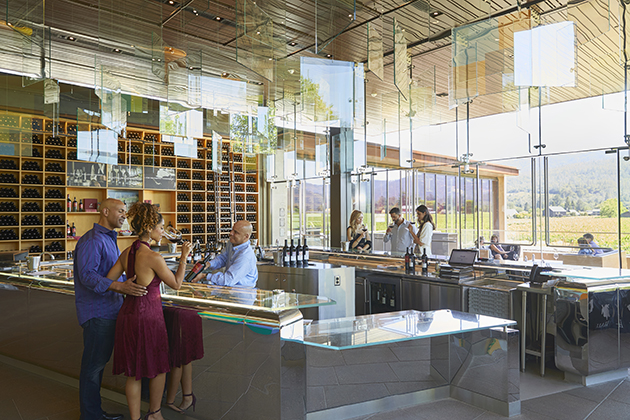 St. Helena - Reflections of the Valley - Bar Tasting in our Modern Gallery